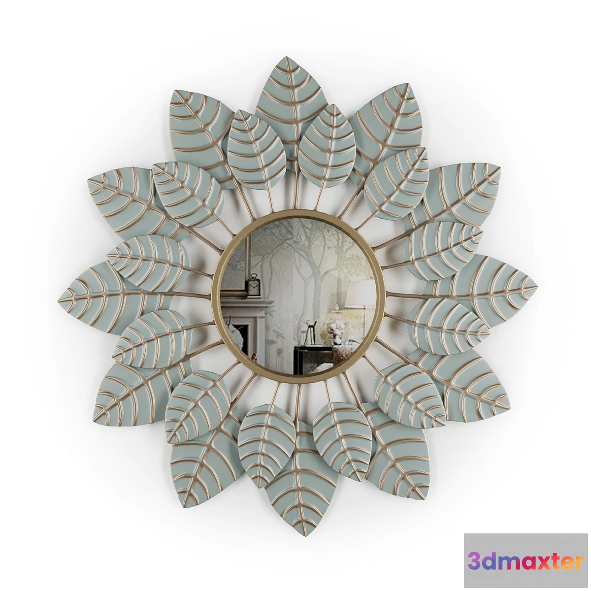 1346260 - Metal frame mirror Decomotive 3D Max