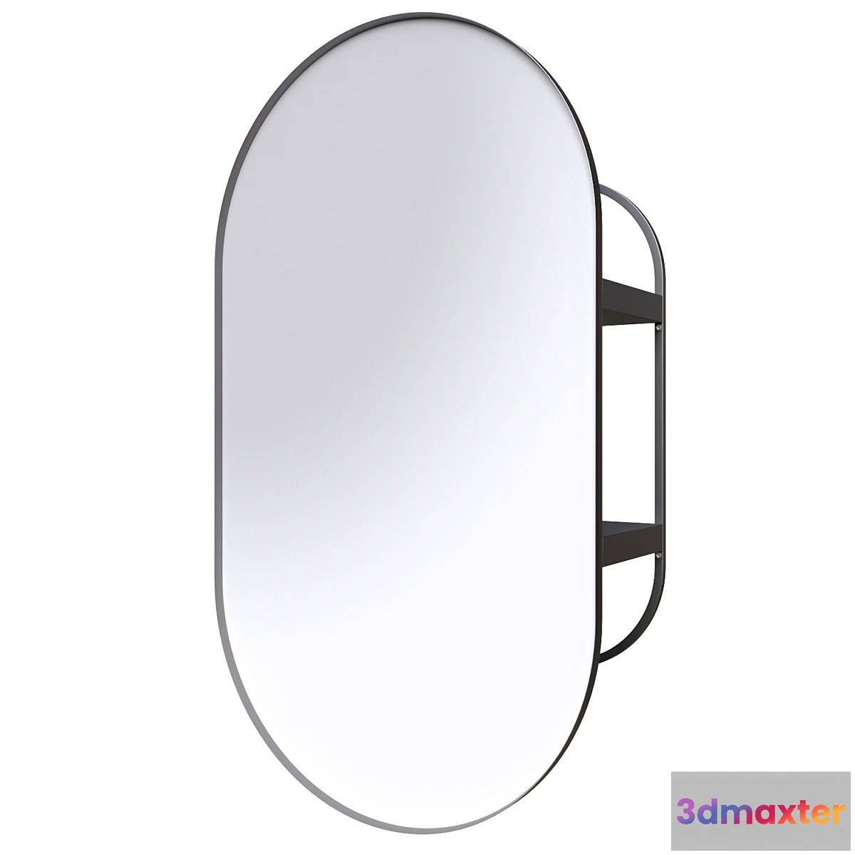 1349370 - LINDBYN Mirror with storage compartment 3D Max