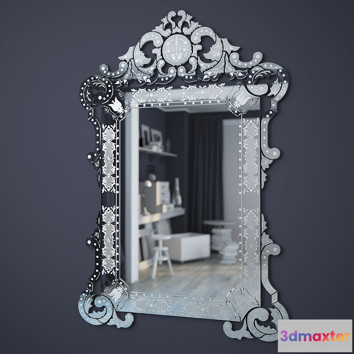 1394086 - Venetian mirror “Margery” 3D Max