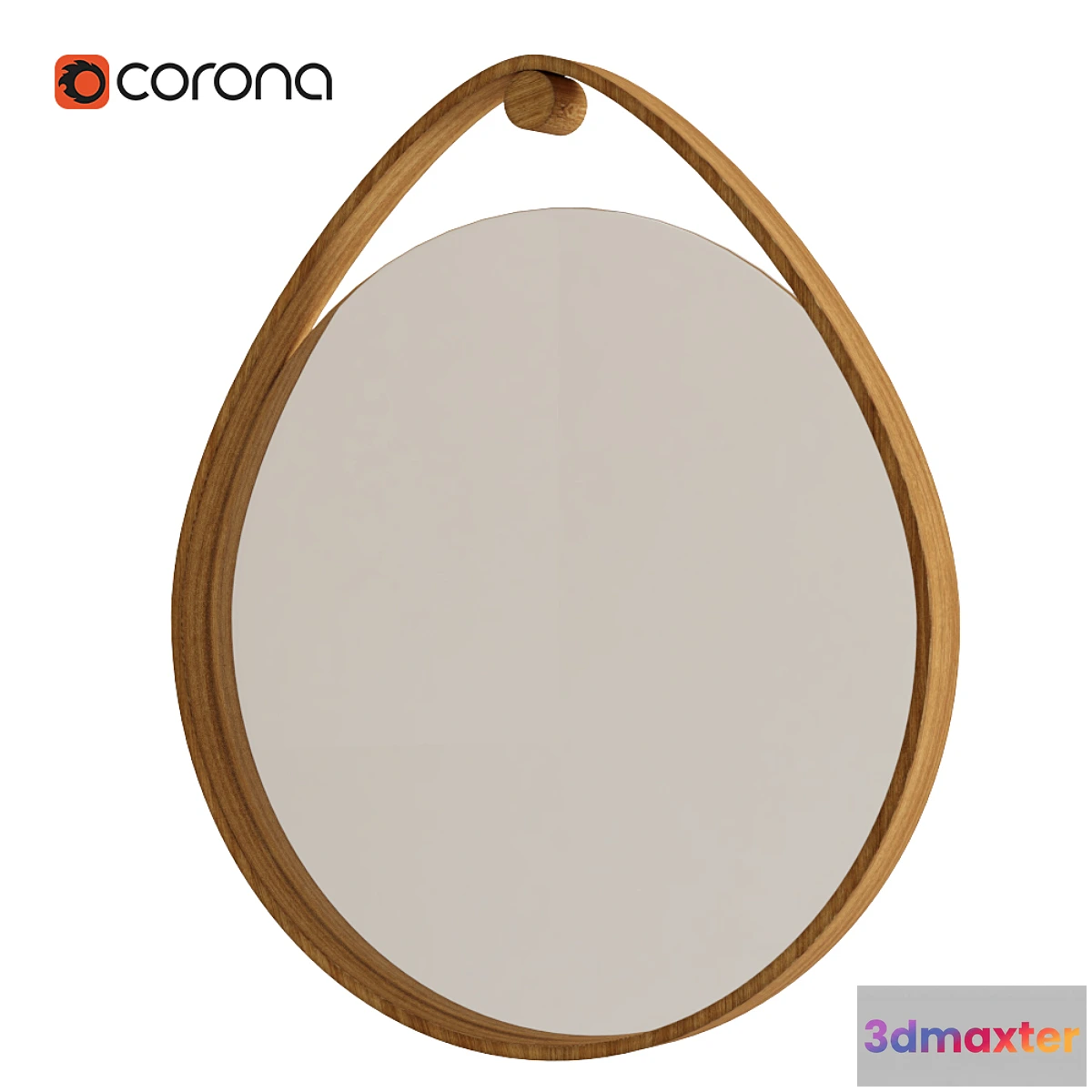 1397634 - Zara Home Mirror Wood 3D Max