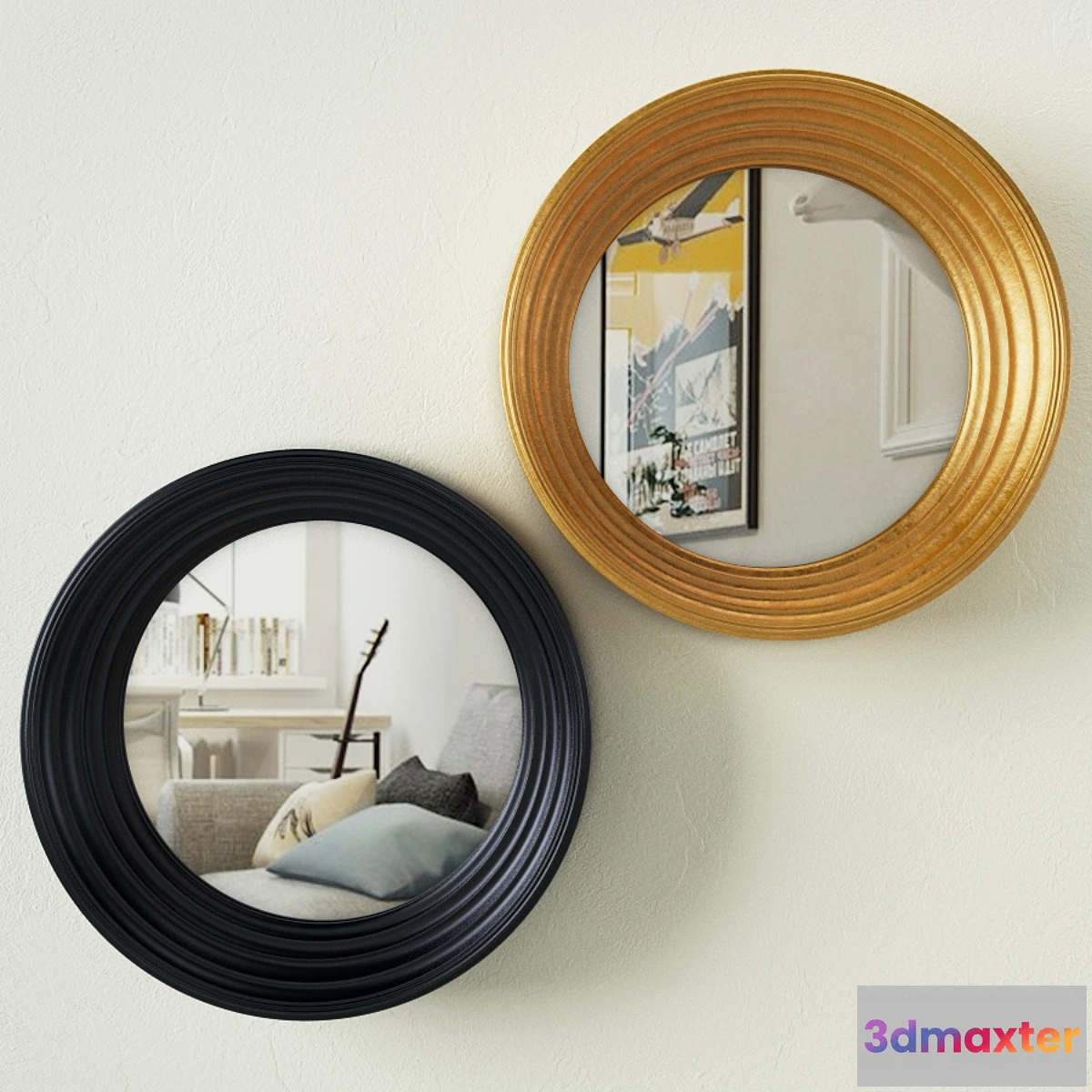 1401570 - Mirrors in the frame ZARA HOME 3D Max