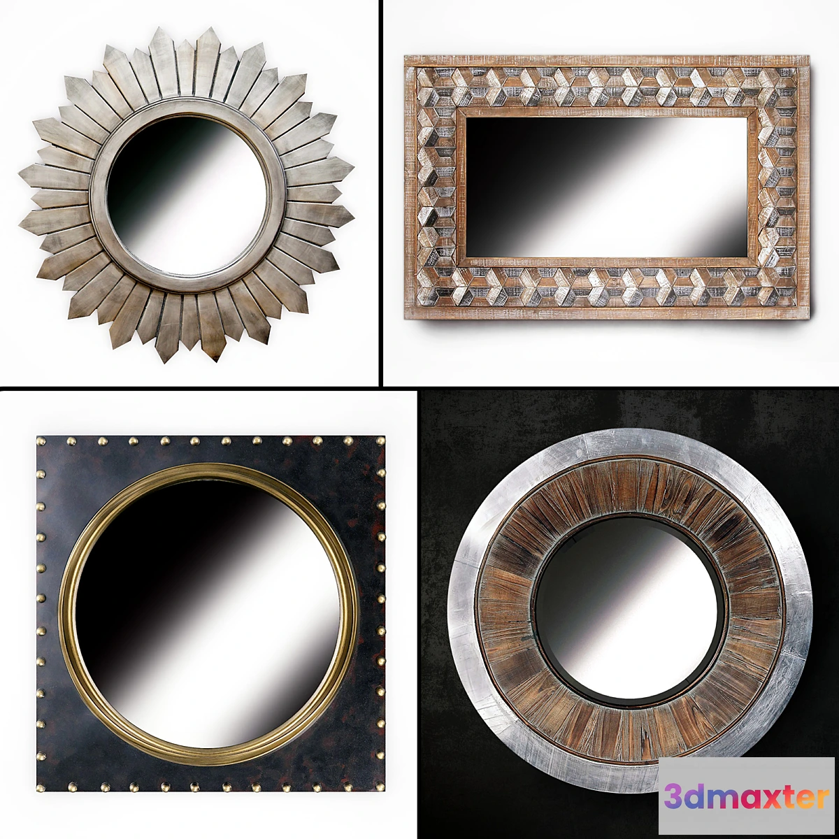 1410662 - Mirror on wall 58 3D Max