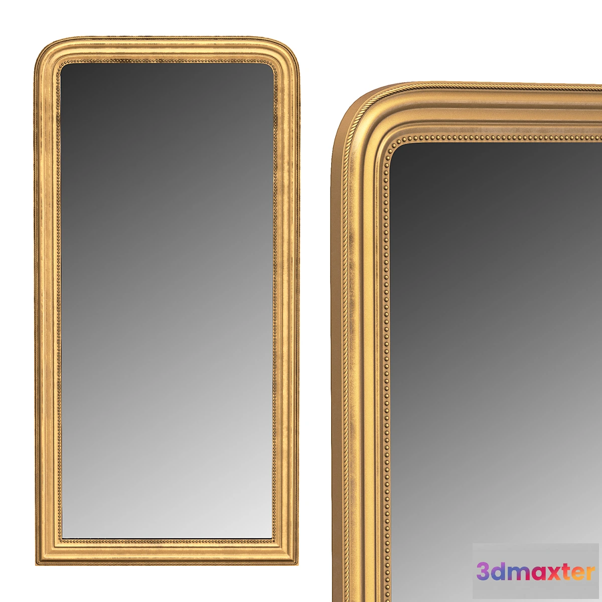 1418428 - LOUIS PHILIPPE PERIOD MIRROR 3D Max