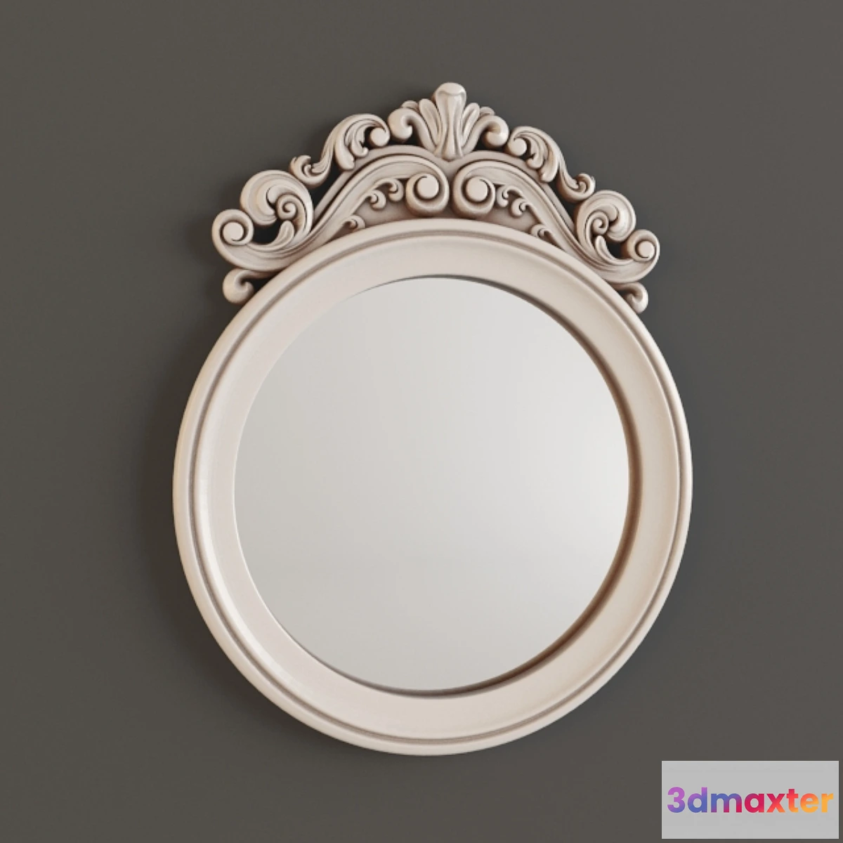 1423126 - Mirror in a round frame 3D Max