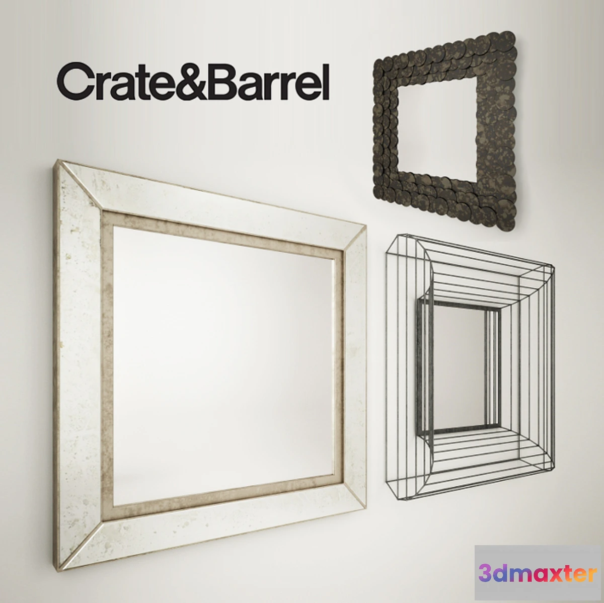 1429400 - Create & Barrel Mirrors 3D Max