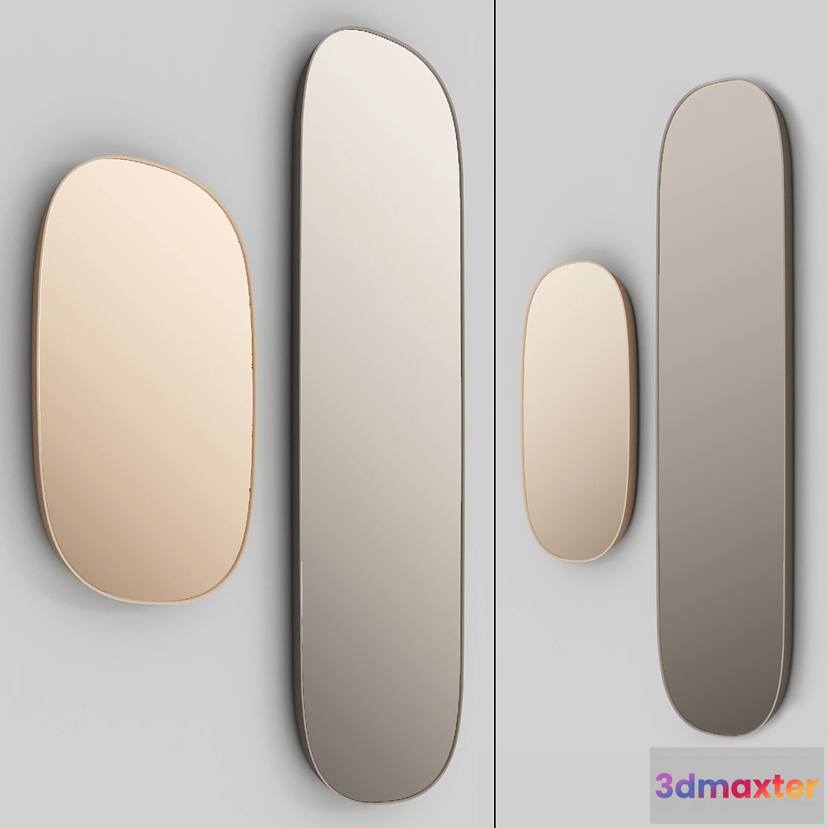 1433352 - 028 MUUTO Framed mirror 3D Max