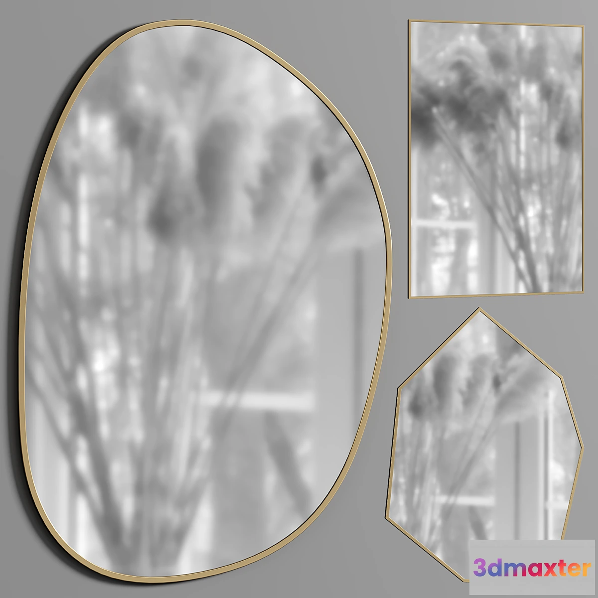 1433770 - Renwil Bozeman Annalisa and Devike mirror 3D Max