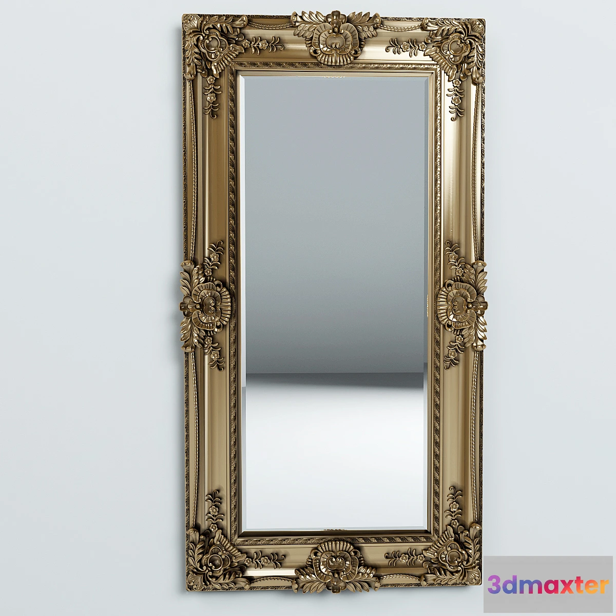 1450976 - Mirror in the classical frame 3D Max