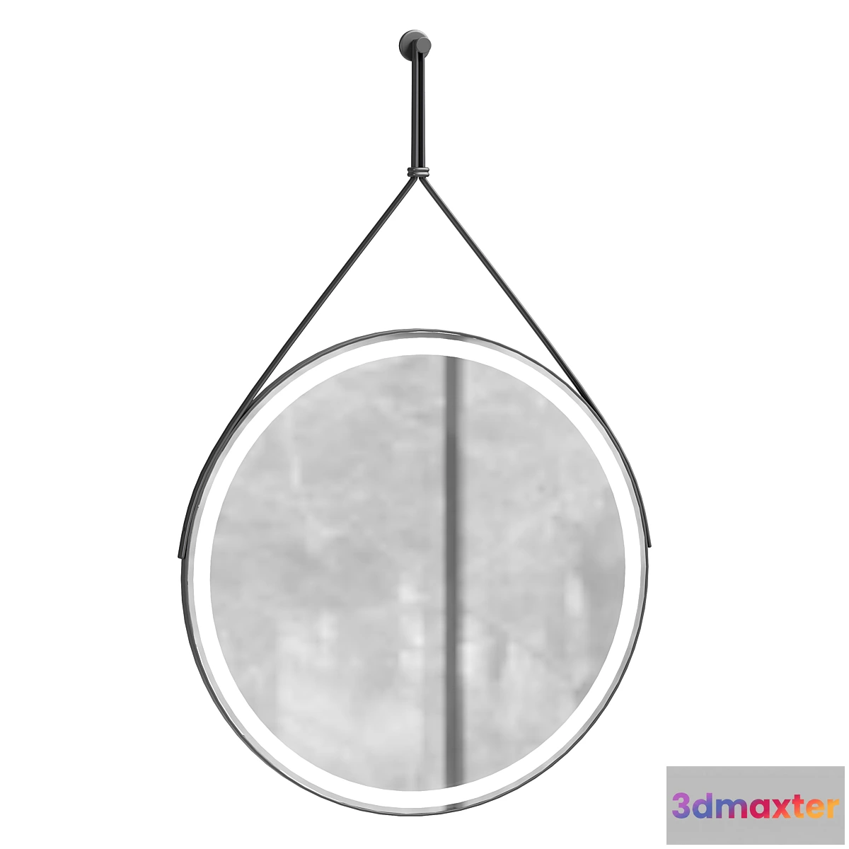 1452542 - Amara Bainbridge 600mm Round LED Mirror With Demister Pad 3D Max