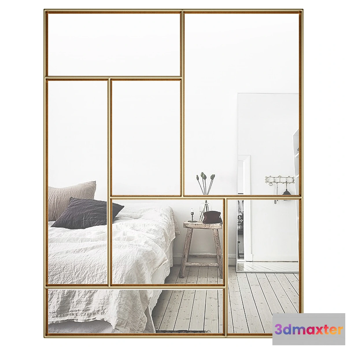 1453870 - Mosaic Mirror 373-322 3D Max