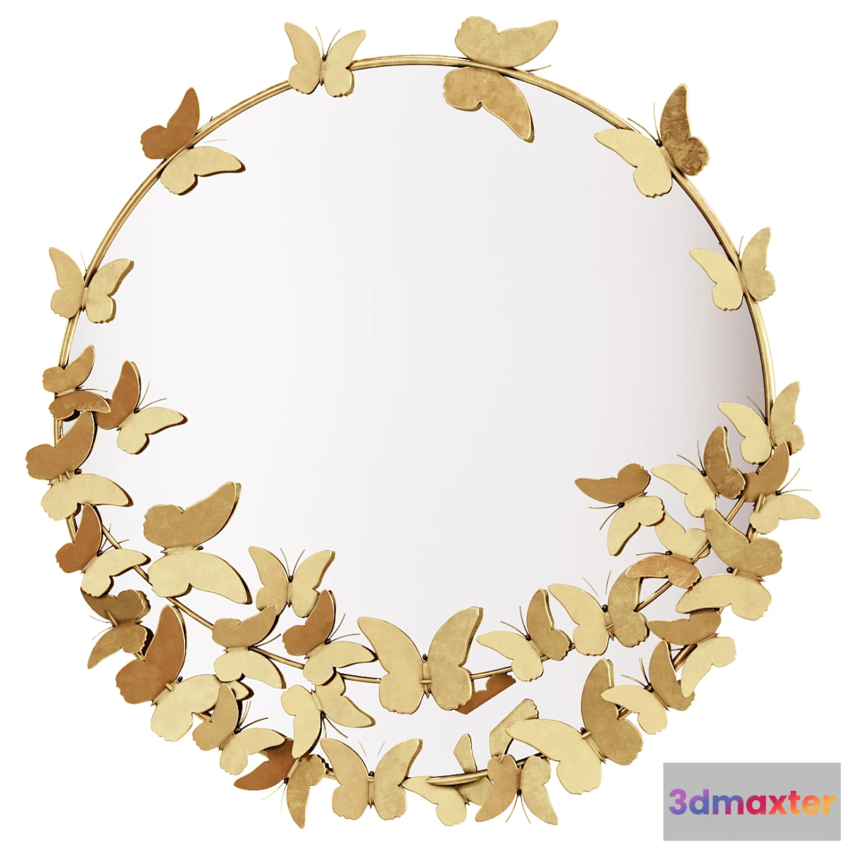 1454136 - Mirror 662688 butterfly 3D Max