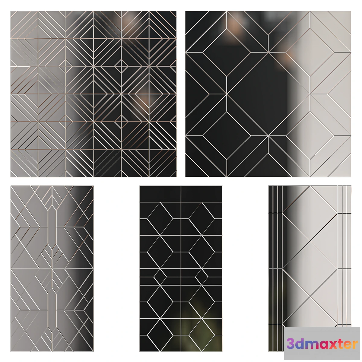 1456038 - Mirror panel Miralls 3 3D Max