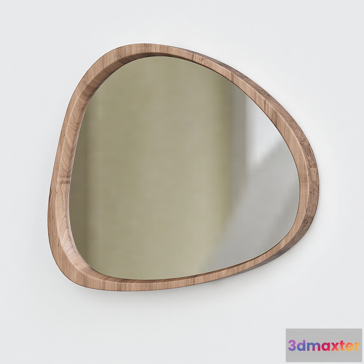 1456922 - Mid-Century Asymmetrical Wall Mirror 3D Max