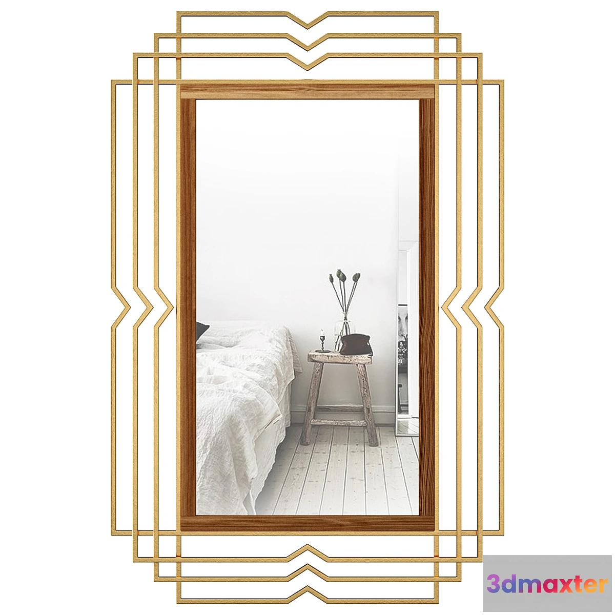 1458720 - Downer Accent Mirror W000401910 3D Max