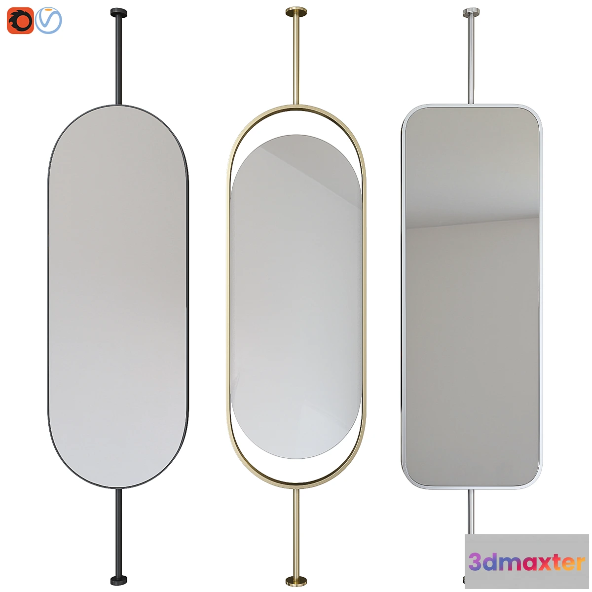 1462306 - Mirror on the bar 3D Max