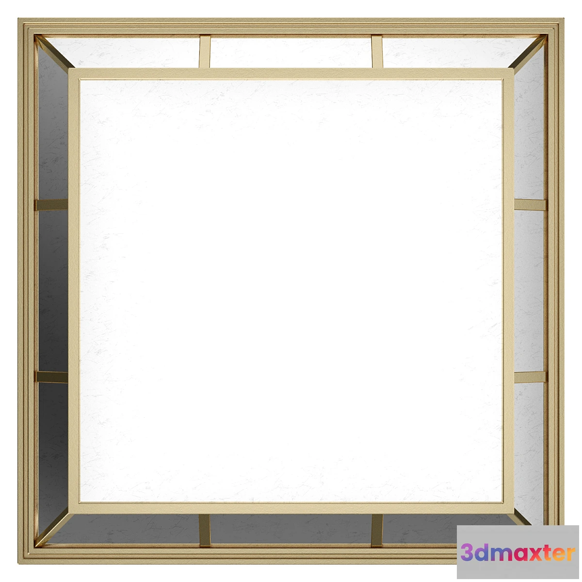 1468844 - Mirror decorative square 89645 3D Max