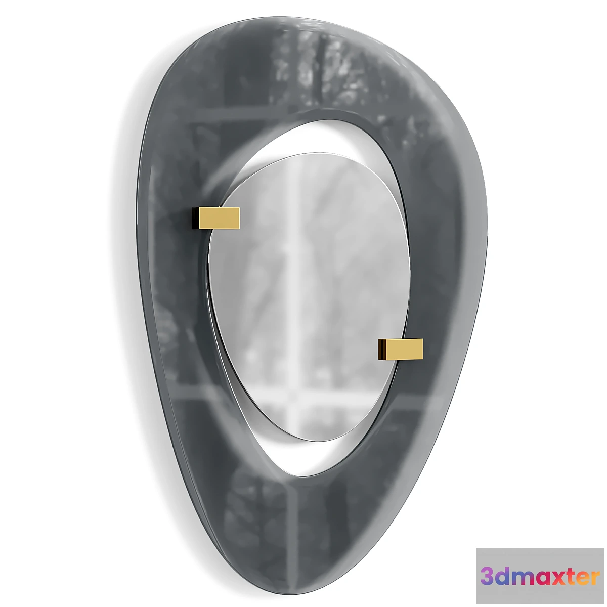 1470236 - Asymmetrical Mirror by Max Ingrand for Fontana Arte 3D Max