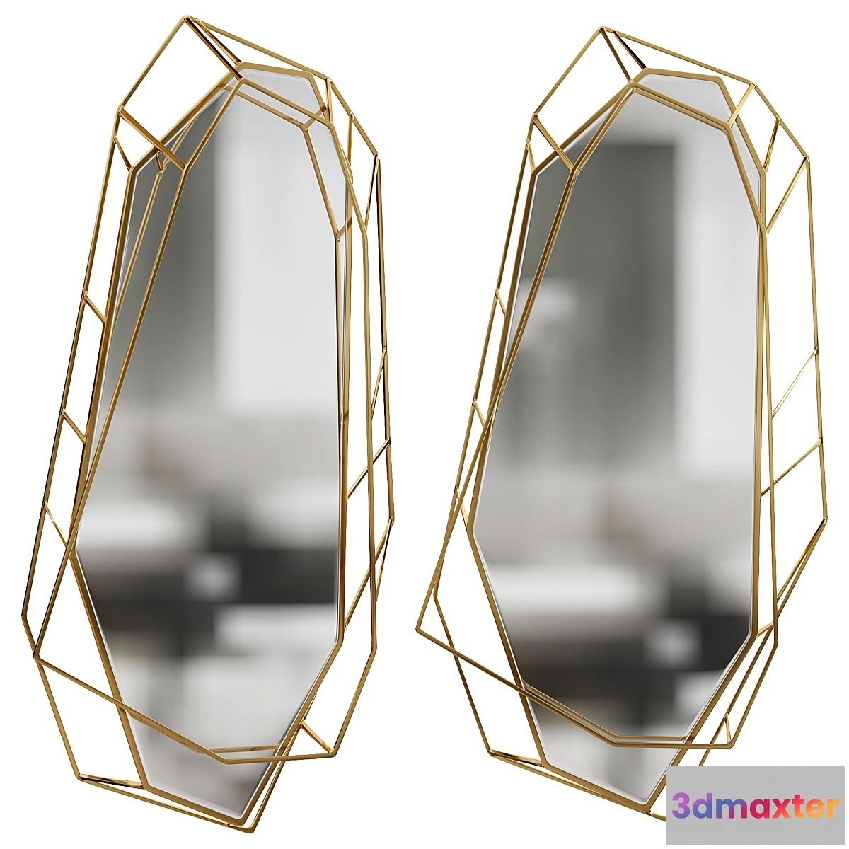 1476164 - DIAMOND BIG MIRROR by maisonvalentina 3D Max