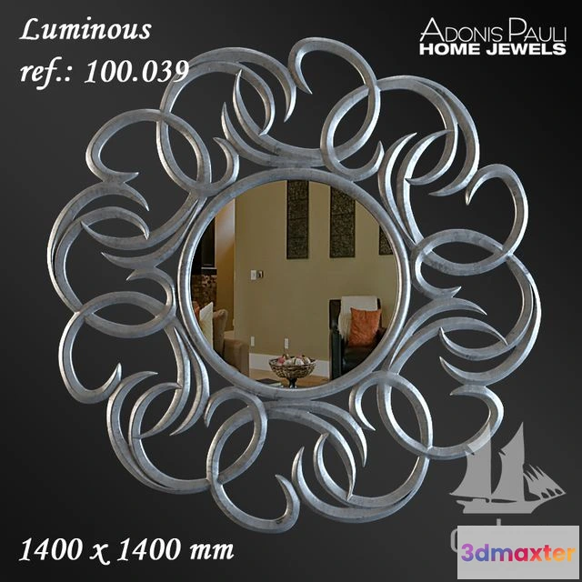 1538092 - Mirror Adonis Pauli Luminous 3D Max