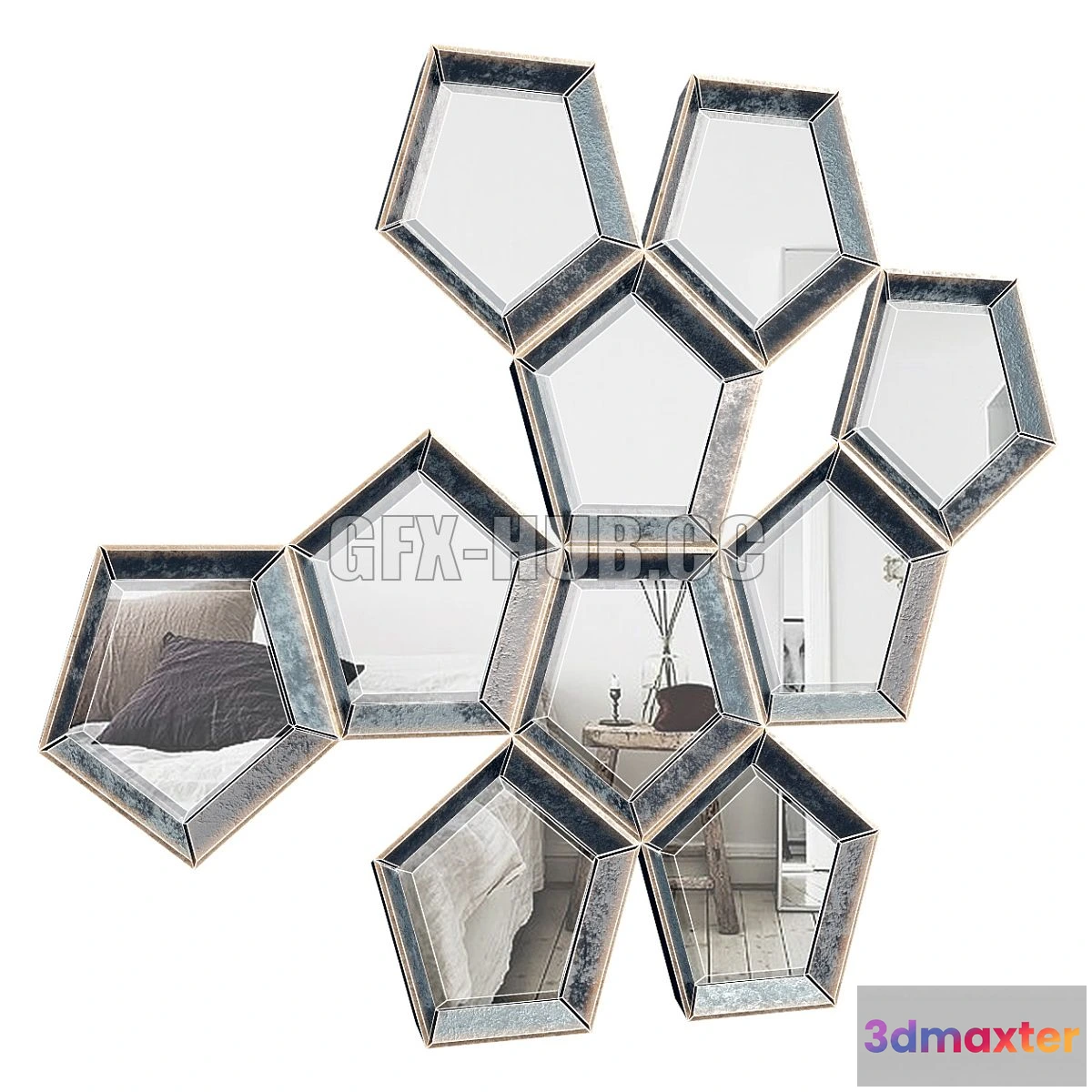 1546661 - Eichholtz Cheyenne Mirror 109971 3D Max