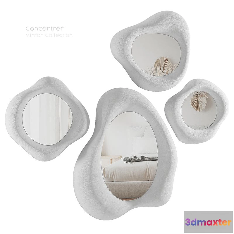 1550623 - Black Rooster Decor - Concentrer Mirror Collection 3D Max