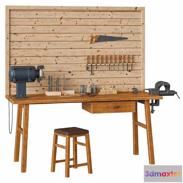 1559199 - Carpenter’s workshop 3D Max