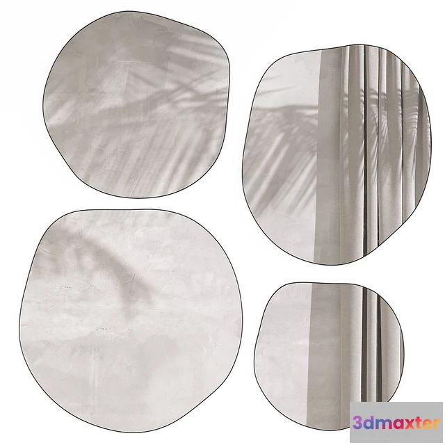 1563311 - Mirror Set Ornica La Redoute 3D Max