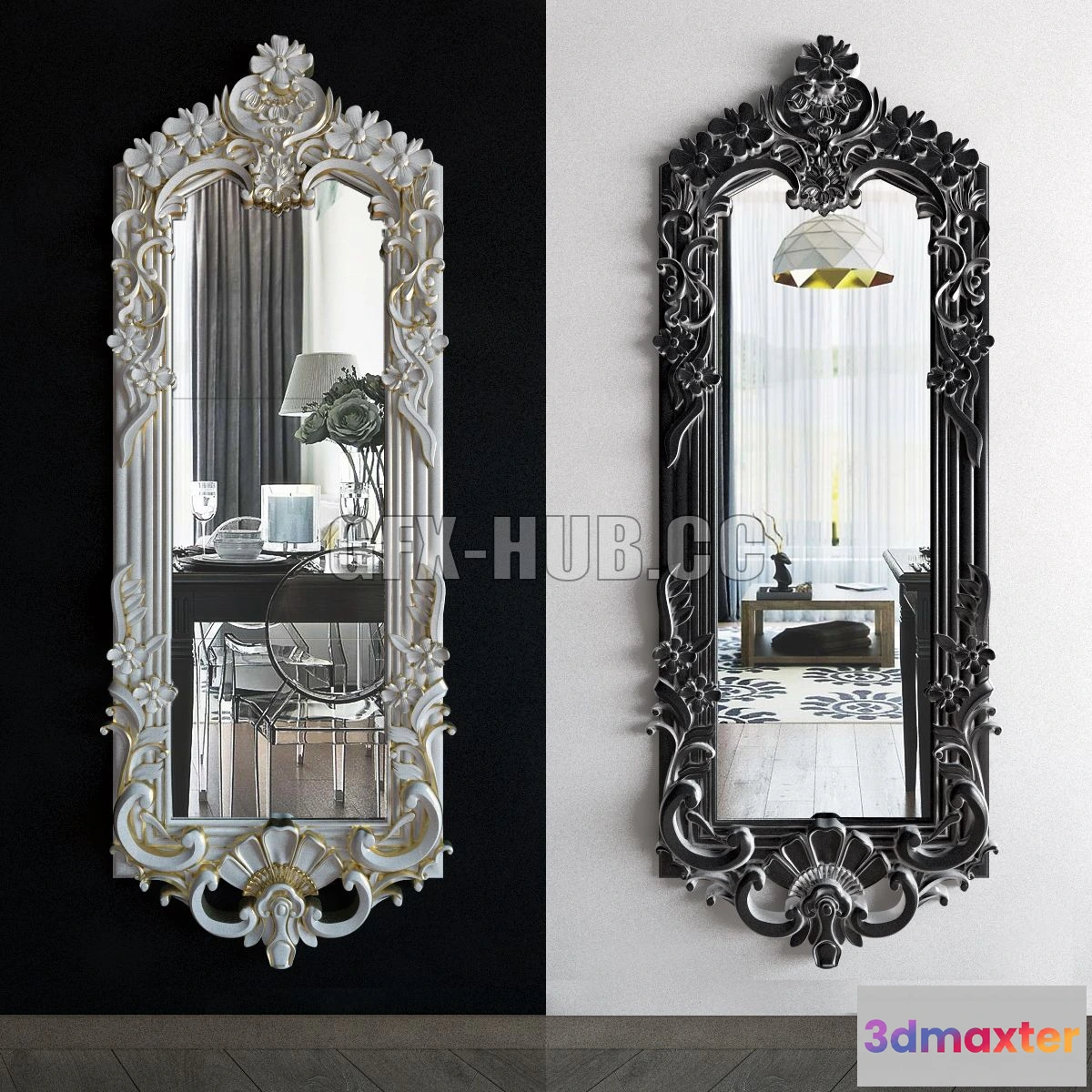 1564462 - Wall mirror 3D Max