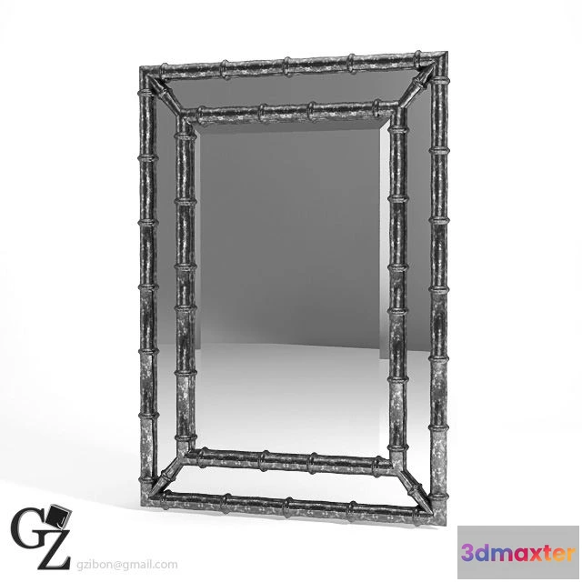 1565508 - Metal bamboo mirror Ti 3D Max