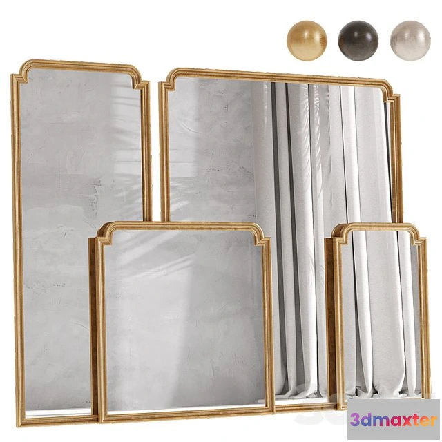 1569250 - Aperture Mirror Set 3D Max