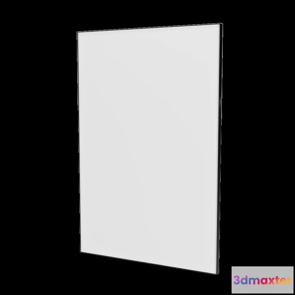 1600014 - Ava - Rectangular mirror Iron Talon 3D Max