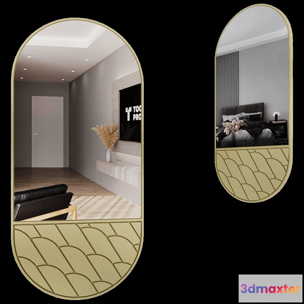 1600038 - Banska  - Mirror Leaf 3D Max