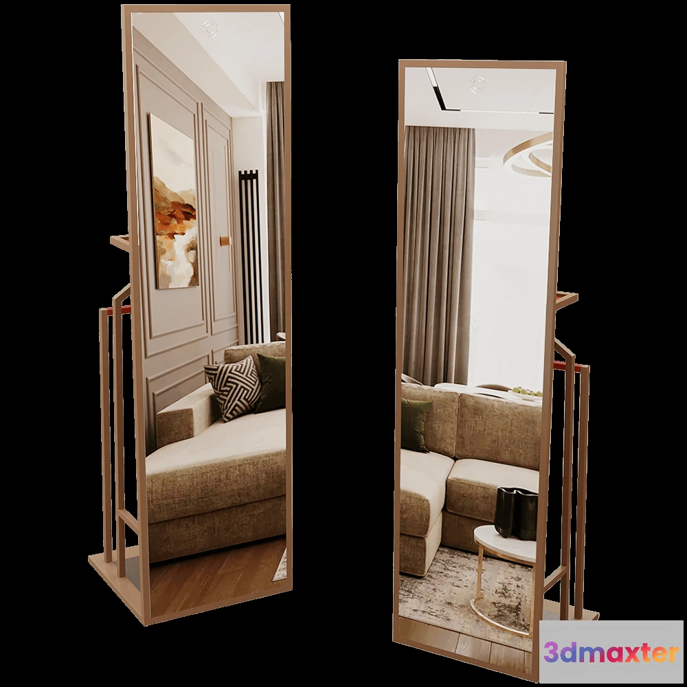 1600190 - CPRN HOMOOD - Mirror Freestanding valet 3D Max