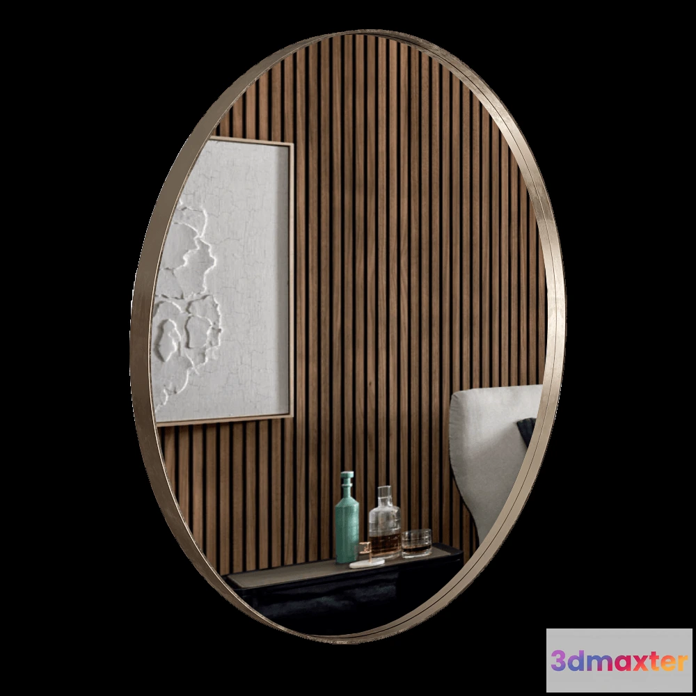 1600216 - Esedra Design  - Mirror Auro 3D Max