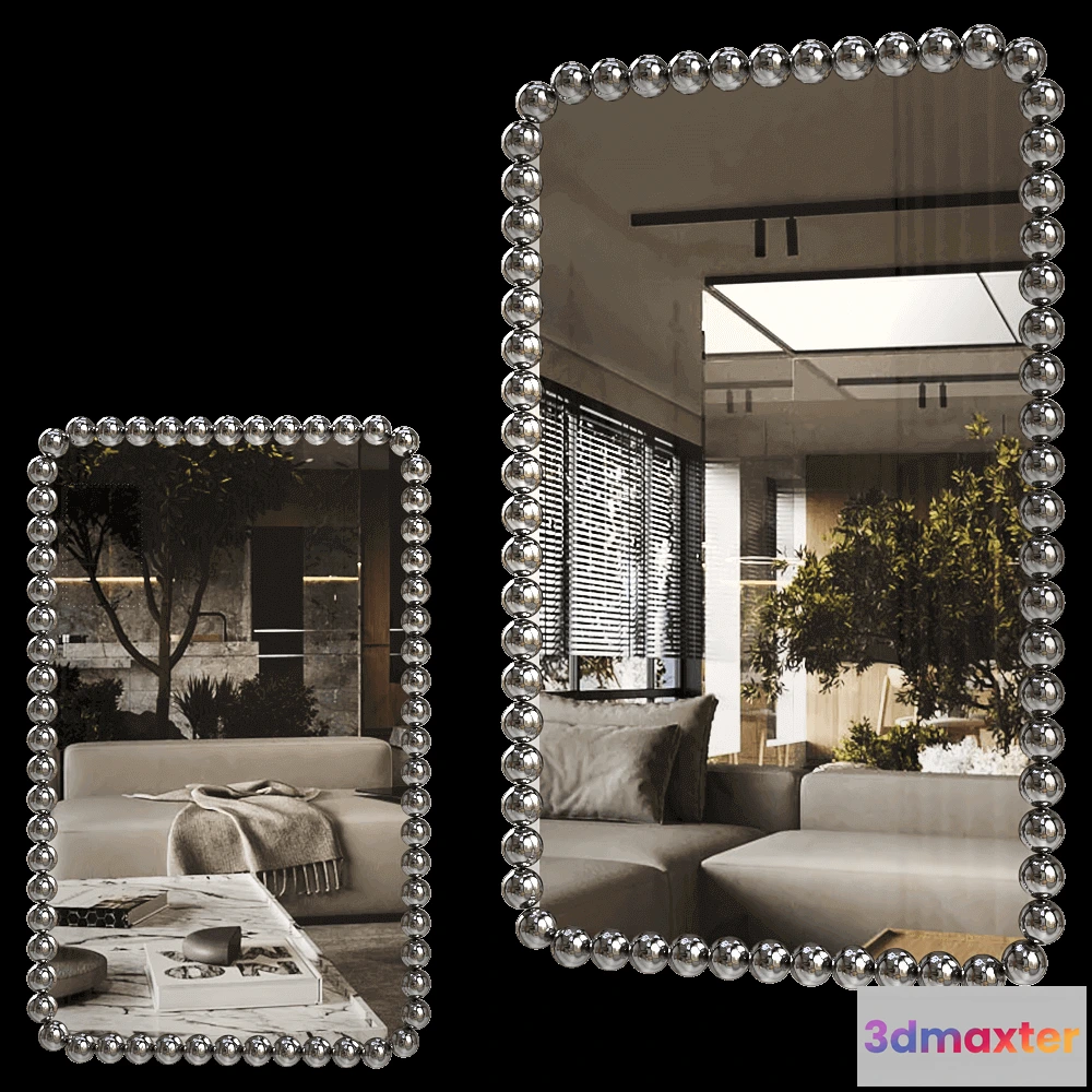 1600246 - GHIDINI1961 - Mirror Gioiello Rectangular Small 3D Max