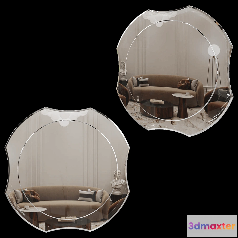 1600290 - Hotbath srl - Mirror Luxor 3D Max