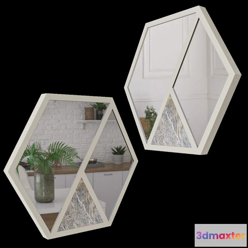 1600314 - LEBANTO - Мirror Liri 3D Max