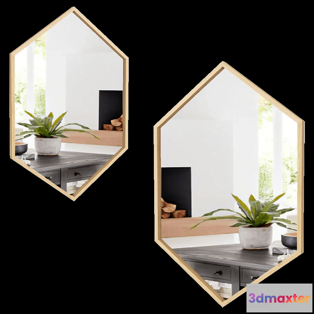 1600326 - lulu’space - Mirror Side 3D Max