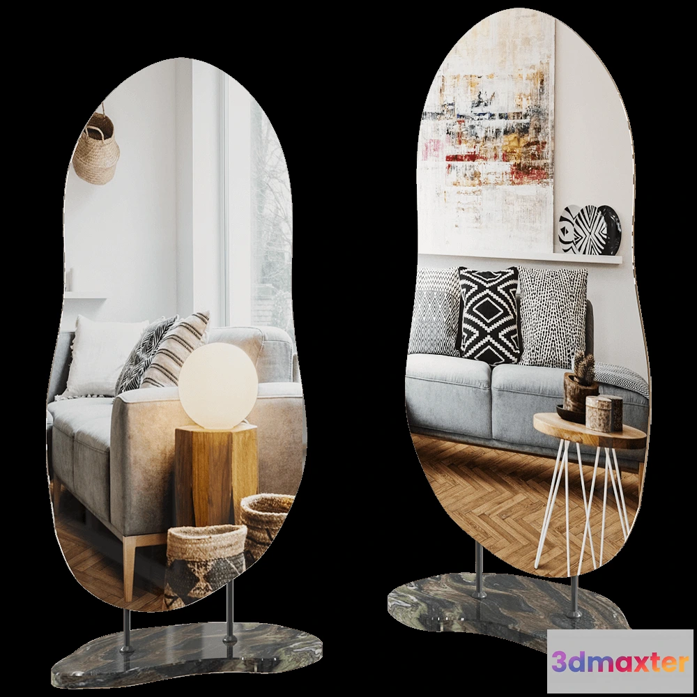 1600344 - Manual mode - Mirror Marble Lake 3D Max