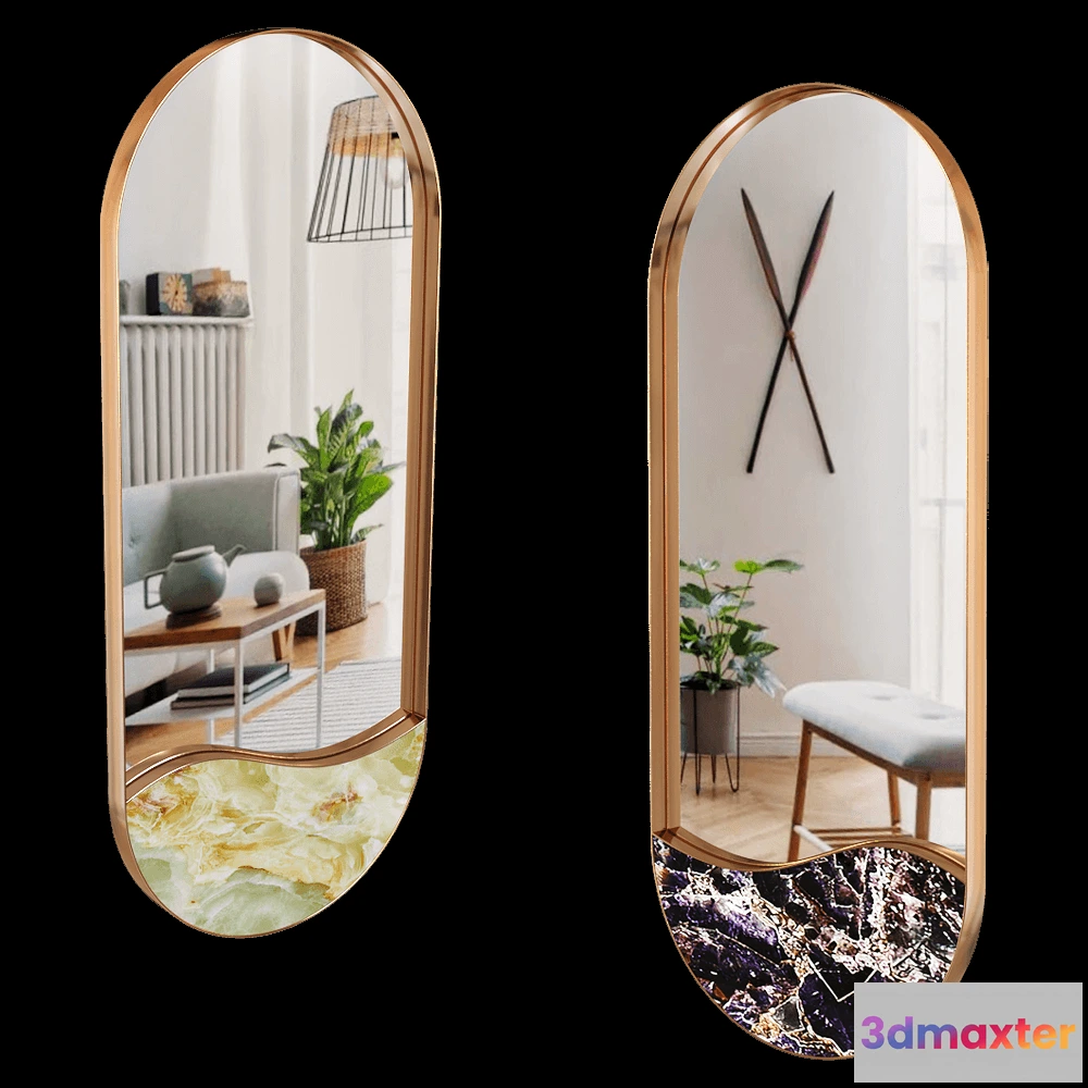 1600346 - Marble Balloon - Mirror Kura 3D Max