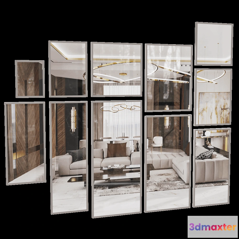 1600512 - SANTECH ALLIANZ - Mirror Evoform 110 3D Max