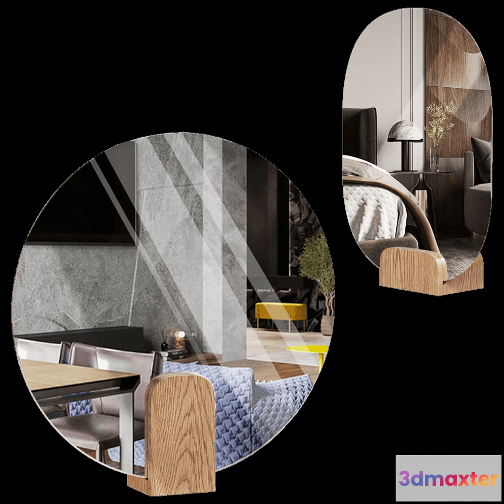 1600518 - Sculptures Jeux  - Mirror Clip 3D Max