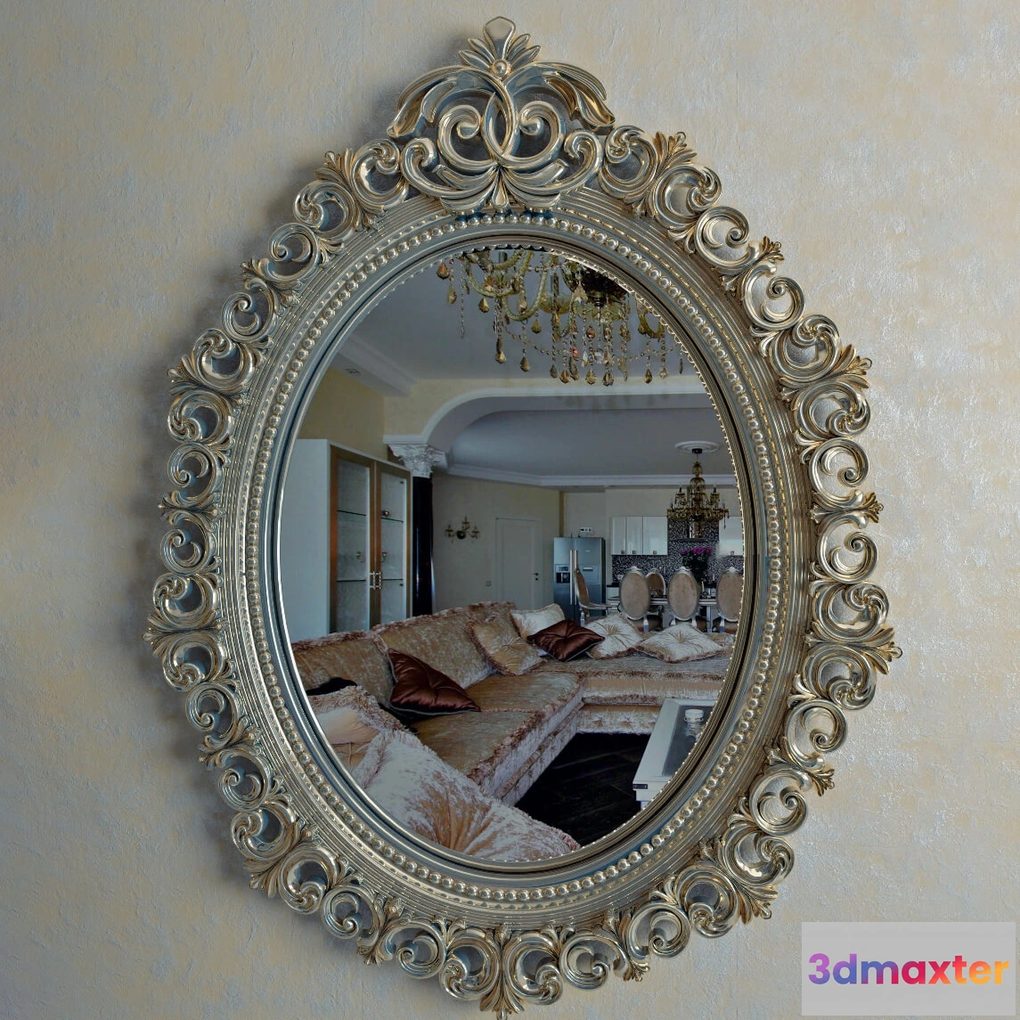 1600556 - decoration - Oval mirror 35 3D Max