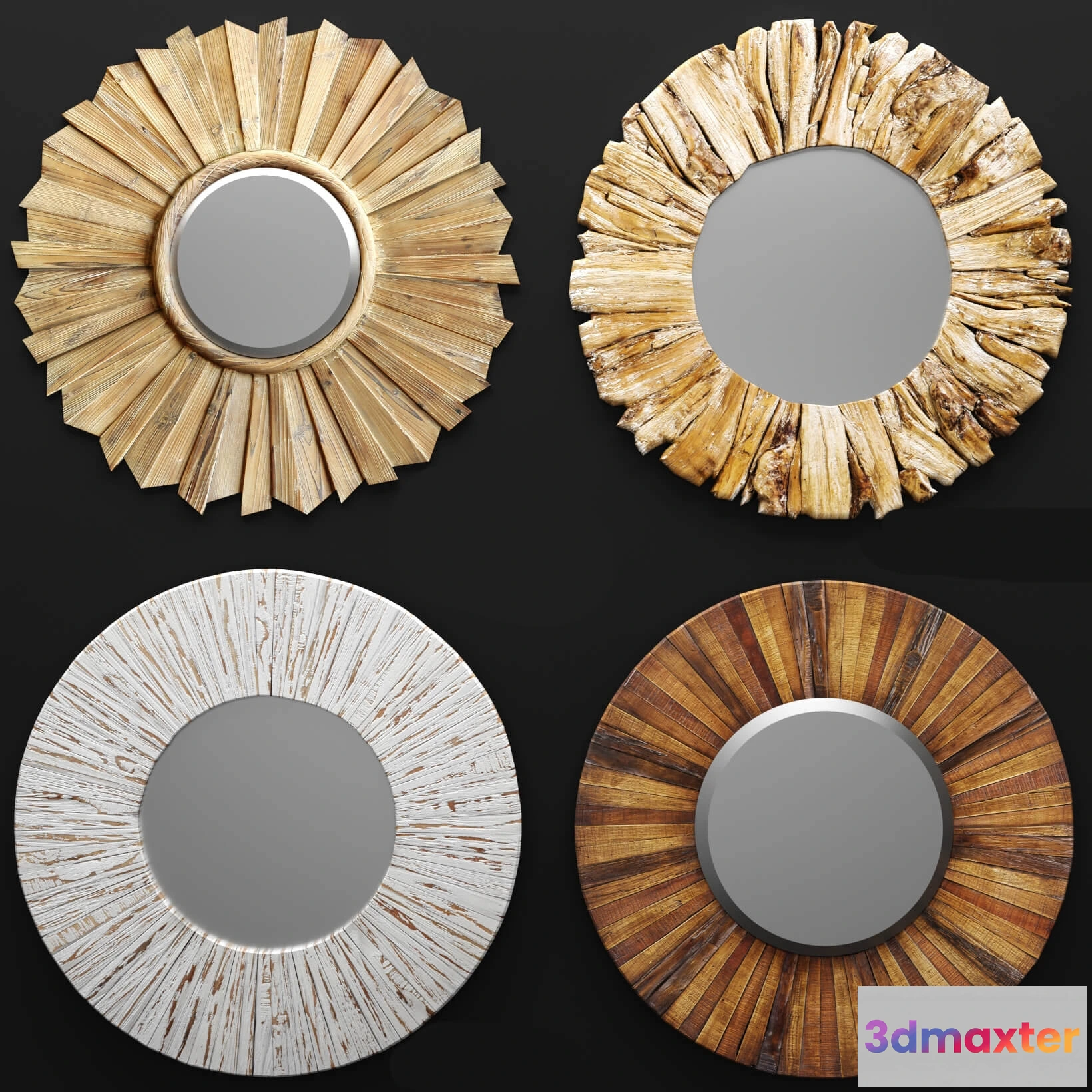 1600568 - decoration - Mirror set 46 3D Max