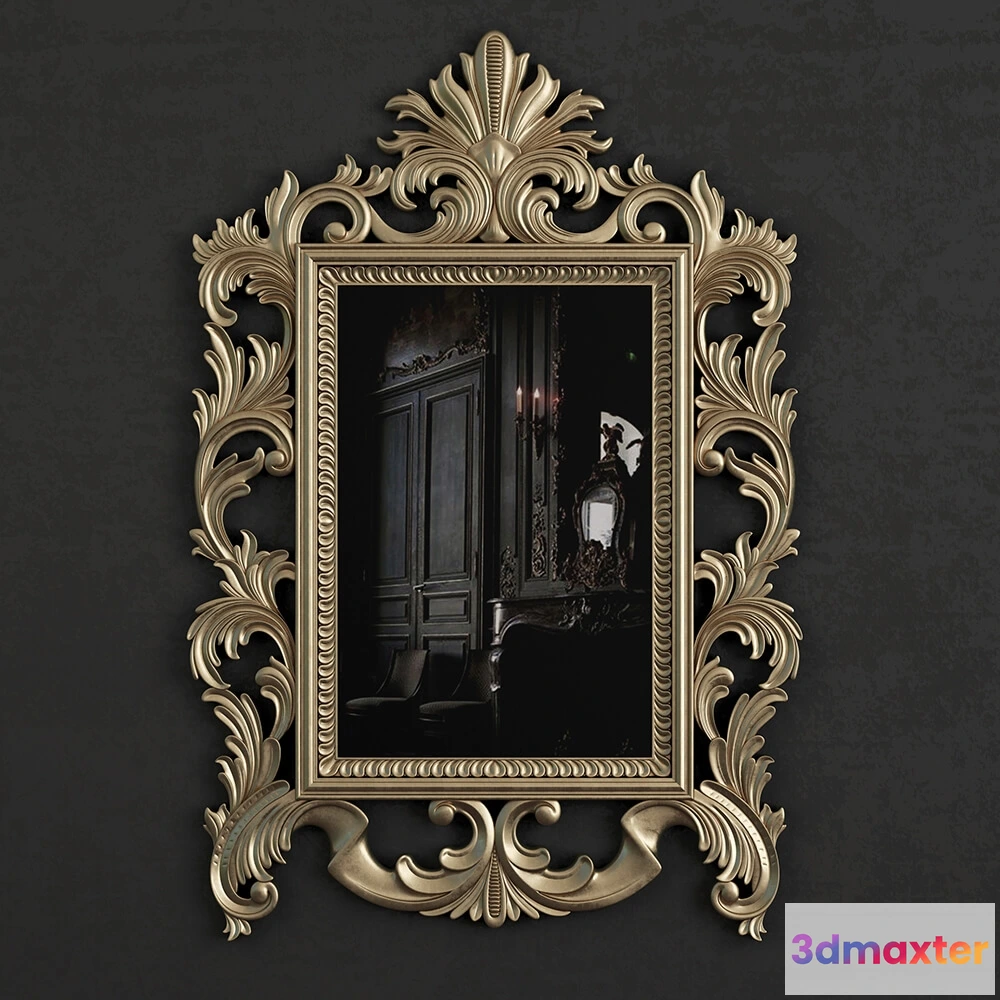 1600576 - decoration - Mirror  74 3D Max