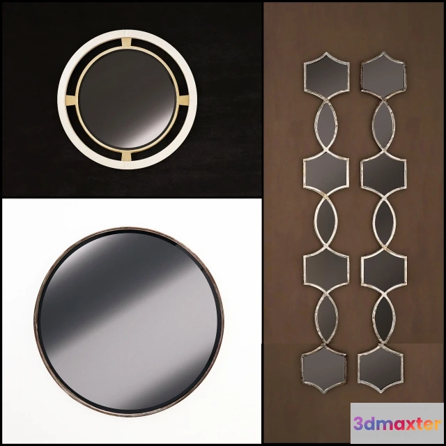 1600626 - decoration - Wall mirror (Collection №9) 3D Max