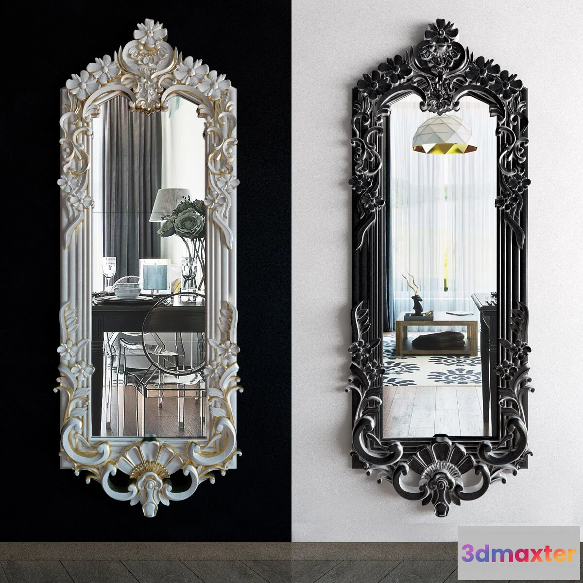 1600632 - decoration - Wall mirror 7 3D Max