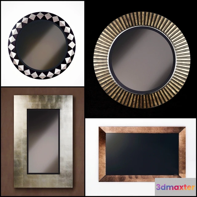 1600670 - decoration - Mirror wall 15 3D Max