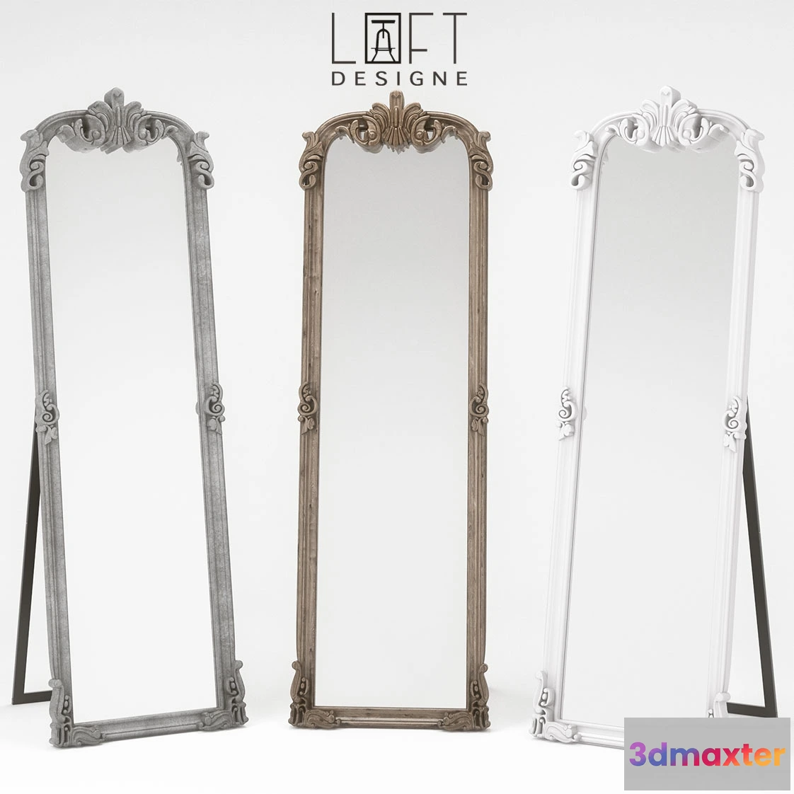 1600682 - decoration - Mirror Loft designe 3110 3D Max