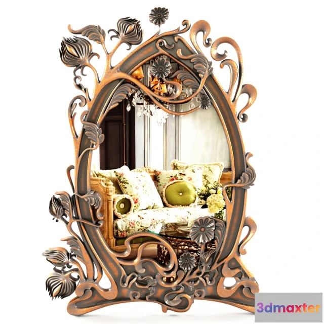 1600736 - decoration - Mirror 0001 3D Max
